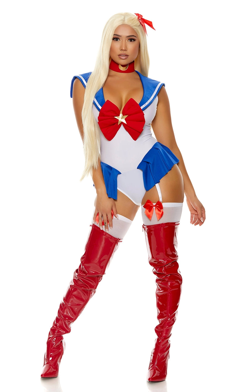 ✭ anime-inspired cosplay outfit with garters and stockings